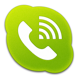 Skype Phone Alt Green Icon 256x256 png